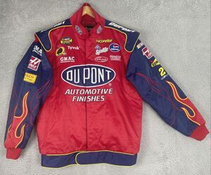 VTG Chase Authentics Nascar Jacket Jeff Gordon Dupont Flames Mens Large Red NWOT